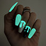 Pink Mask - Glow in the Dark - 1 - Nail Art