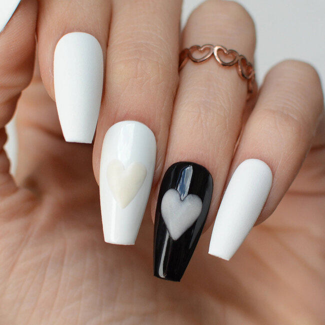 Pink Mask - Glow in the Dark - 6 - Nail Art