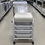 Pedicure Cart with Tray - White