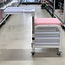 Pedicure Cart with Tray - Pink