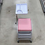 Pedicure Cart with Tray - Pink