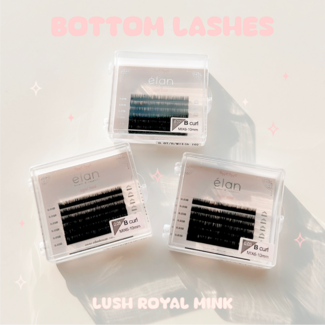 Elan Elan - Lash - Bottom Lashes Mini Tray - 0.05 - B Curl -  Mix 6-10mm