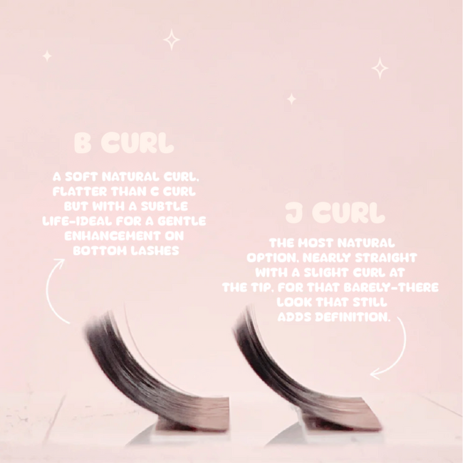 Elan - Lash - Bottom Lashes Mini Tray - 0.07 - B Curl -  Mix 6-10mm