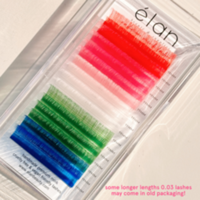 Elan - Lash - Cashmere Mink - Mix Color - 0.03 - CC Curl -  11mm