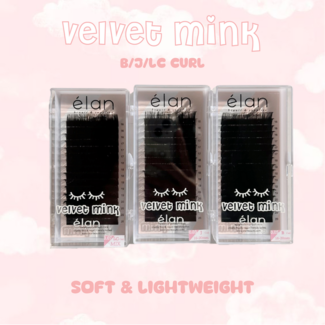 Elan Elan - Lash - Specialty Velvet Mink - 0.03 - B Curl -  Mix 10-15mm