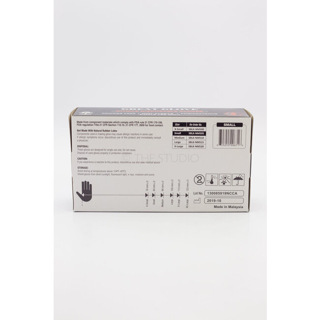 Great Glove - Black Nitrile Gloves -