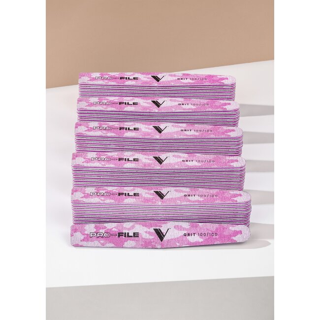 V Beauty Pure V Beauty Pure - Files - 100/100 - Pink - 50 ct