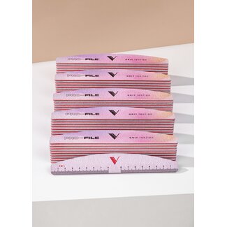V Beauty Pure V Beauty Pure - Files - 180/180 - Pink Halfmoon - 50 ct