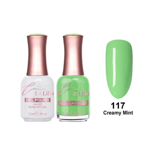 Le Lilia - 117 - Creamy Mint - Lacquer - 0.5 oz