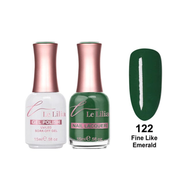 Le Lilia Le Lilia - 122 - Fine Like Emerald - Gel - 0.5 oz
