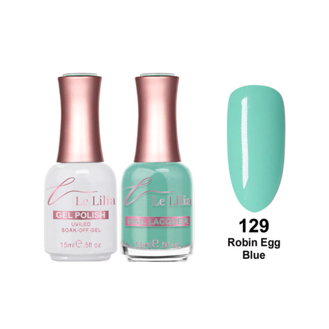 Le Lilia Le Lilia - 129 - Robin Egg Blue - Lacquer - 0.5 oz