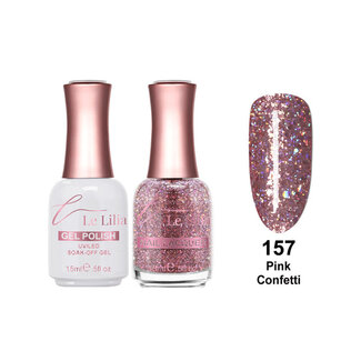 Le Lilia Le Lilia - 157 - Pink Confetti - Lacquer - 0.5 oz