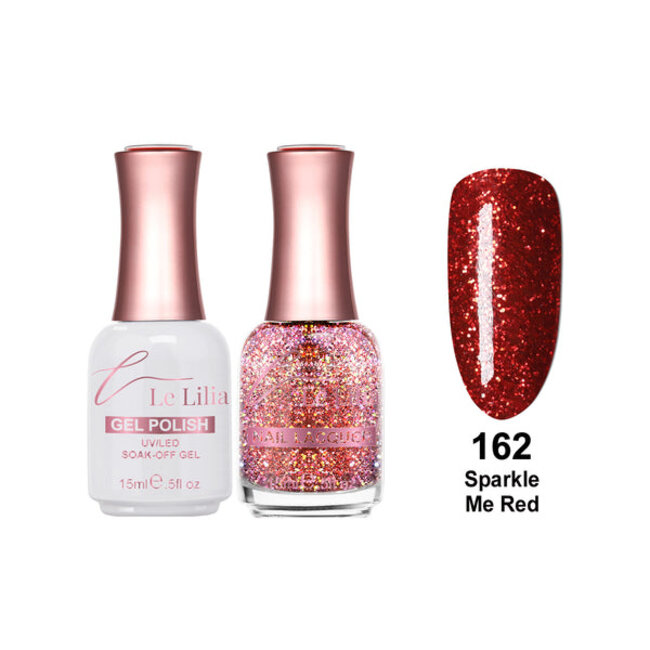 Le Lilia - 162 - Sparkle Me Red - Lacquer - 0.5 oz