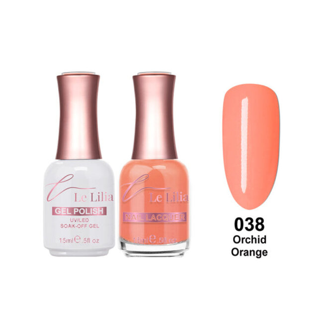Le Lilia - 038 - Orchid Orange - Lacquer - 0.5 oz