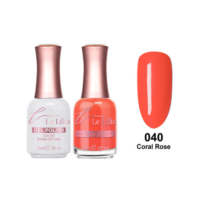 Le Lilia - 040 - Coral Rose - Lacquer - 0.5 oz