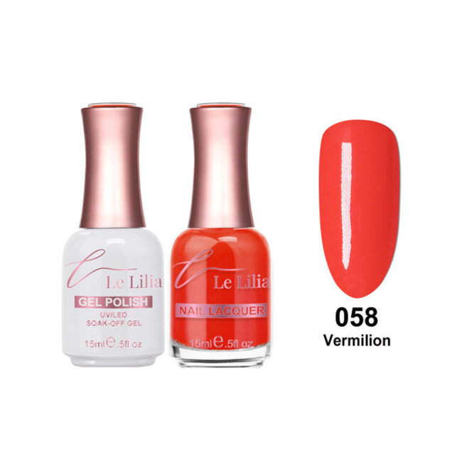Le Lilia Le Lilia - 058 - Vermilion - Gel - 0.5 oz