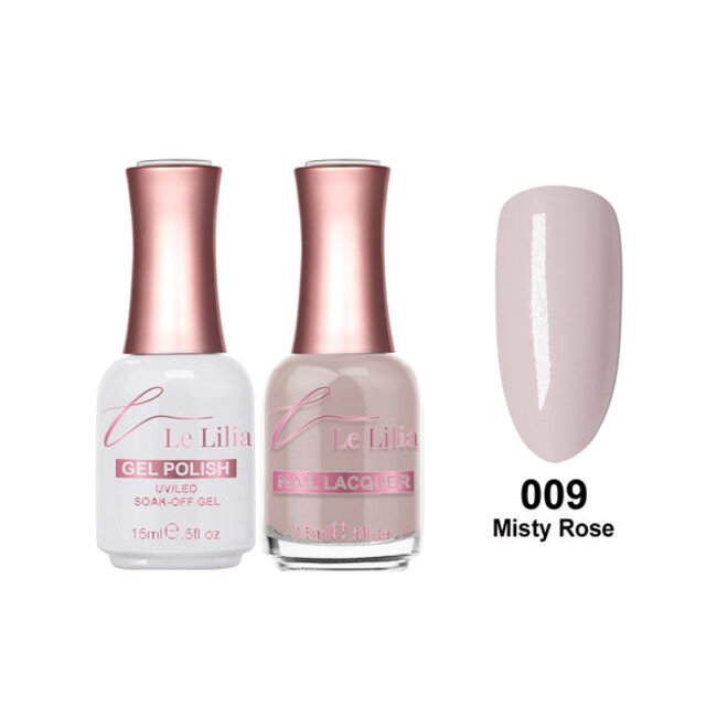 Le Lilia - 009 - Misty Rose - Gel - 0.5 oz