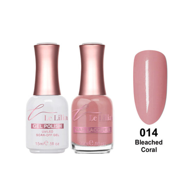 Le Lilia Le Lilia - 014 - Bleached Coral - Lacquer - 0.5 oz