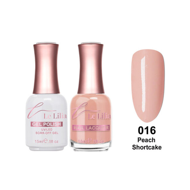 Le Lilia Le Lilia - 016 - Peach Shortcake - Lacquer - 0.5 oz