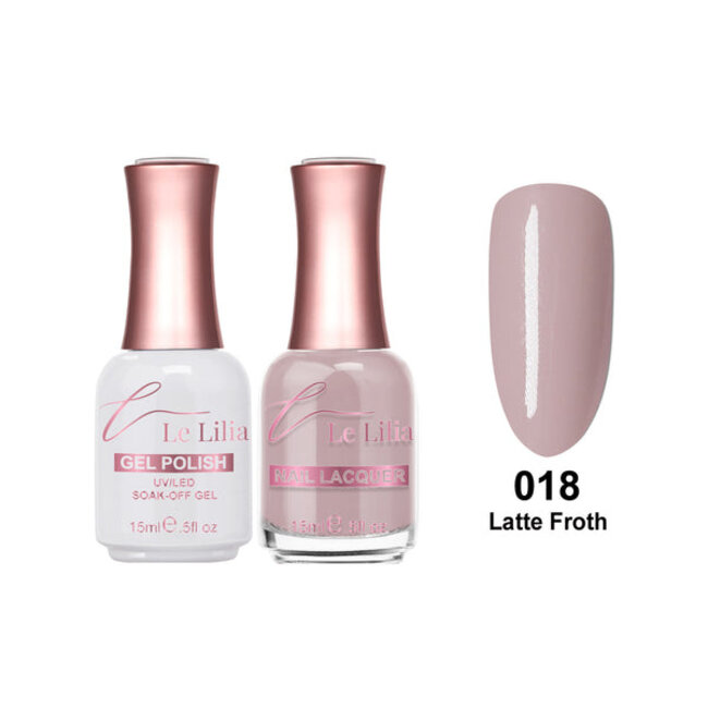 Le Lilia - 018 - Latte Froth - Gel - 0.5 oz