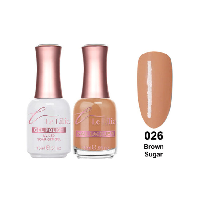 Le Lilia Le Lilia - 026 - Brown Sugar - Gel - 0.5 oz