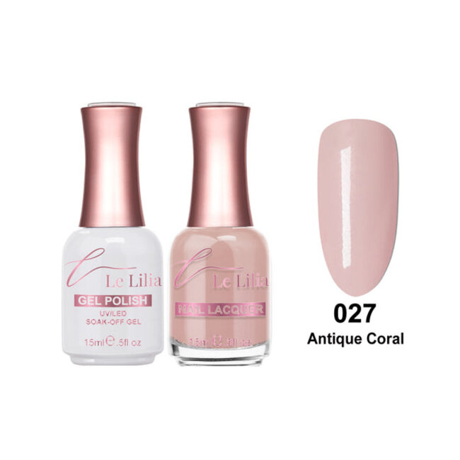 Le Lilia Le Lilia - 027 - Antique Coral - Gel - 0.5 oz