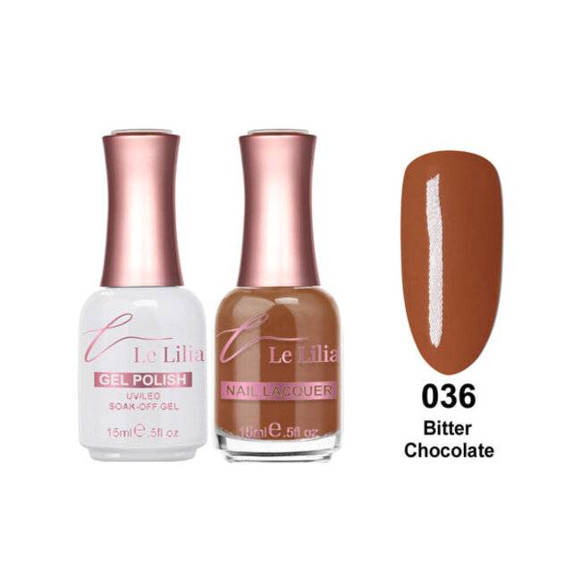 Le Lilia - 036 - Bitter Chocolate - Gel - 0.5 oz