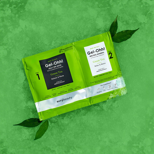 Gel-Ohh! - Jelly Spa Bath - Green Tea - 1 ct