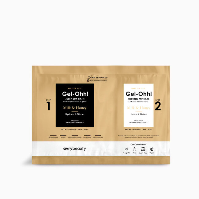 Gel-Ohh! - Jelly Spa Bath - Milk Honey - 1 ct