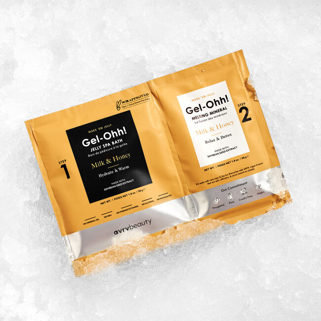 Gel-Ohh! - Jelly Spa Bath - Milk Honey - 1 ct