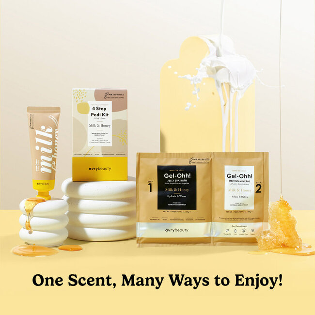 Gel-Ohh! - Jelly Spa Bath - Milk Honey - 1 ct
