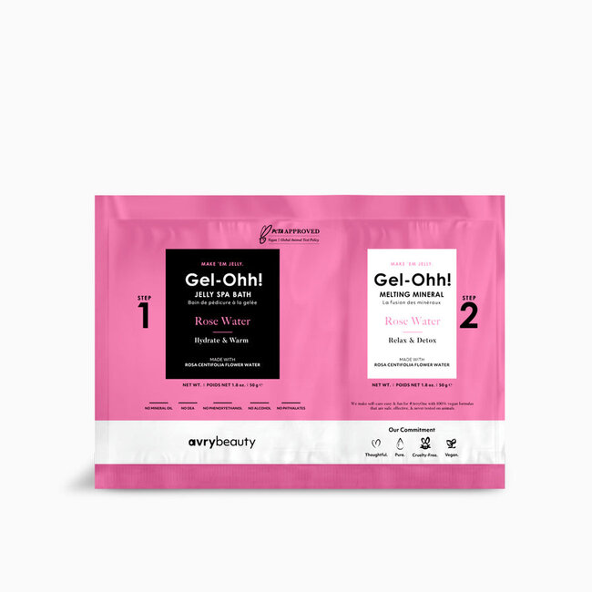 Gel-Ohh! - Jelly Spa Bath - Rose Water - 1 ct