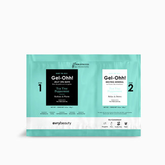 AvryBeauty Gel-Ohh! - Jelly Spa Bath - Tea Tree Peppermint -  1 ct