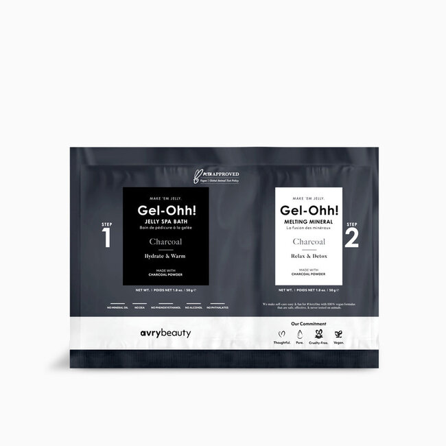 Gel-Ohh! - Jelly Spa Bath - Charcoal - 1 ct