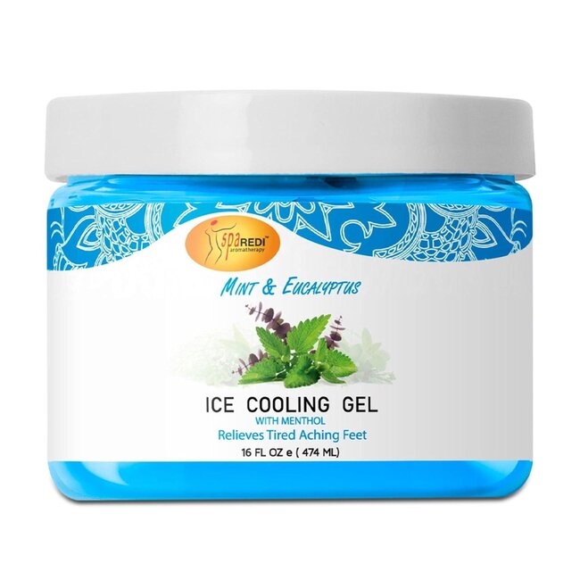Spa Redi - Ice Cooling Gel - 16 oz - Mint Eucalyptus