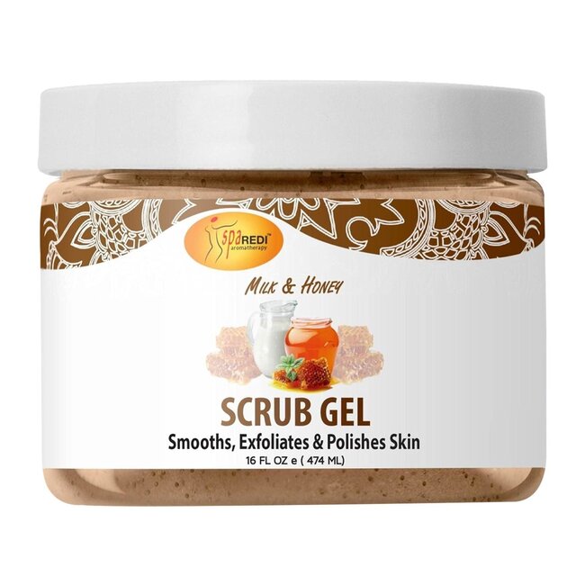 Spa Redi - Scrub Gel - 16 oz - Milk Honey