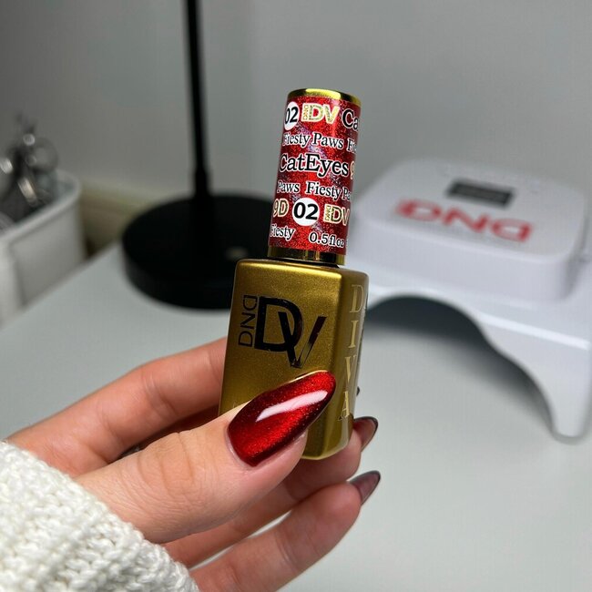 DND DIVA - 9D Cat Eye - 02 Glassball - Fiesty Paws