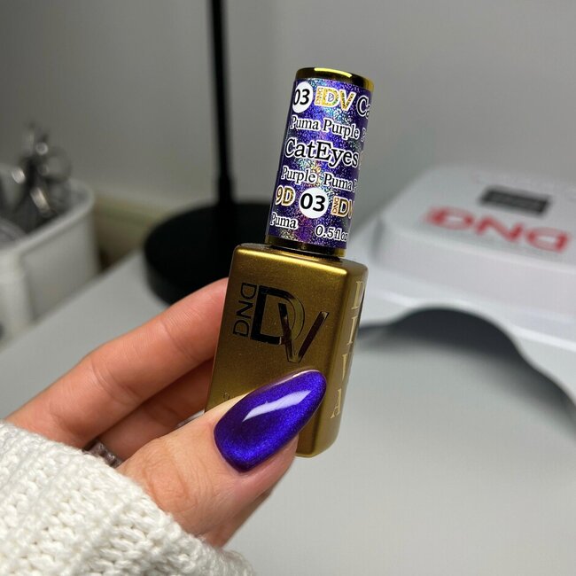 DND DIVA - 9D Cat Eye - 03 Glassball - Puma Purple