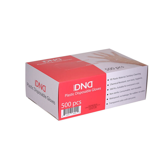 DND - Clear Plastic Gloves - 500 count