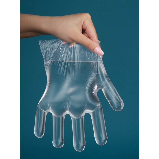DND - Clear Plastic Gloves - 500 count