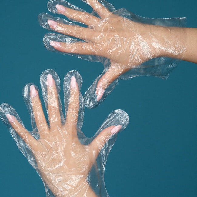 DND - Clear Plastic Gloves - 500 count
