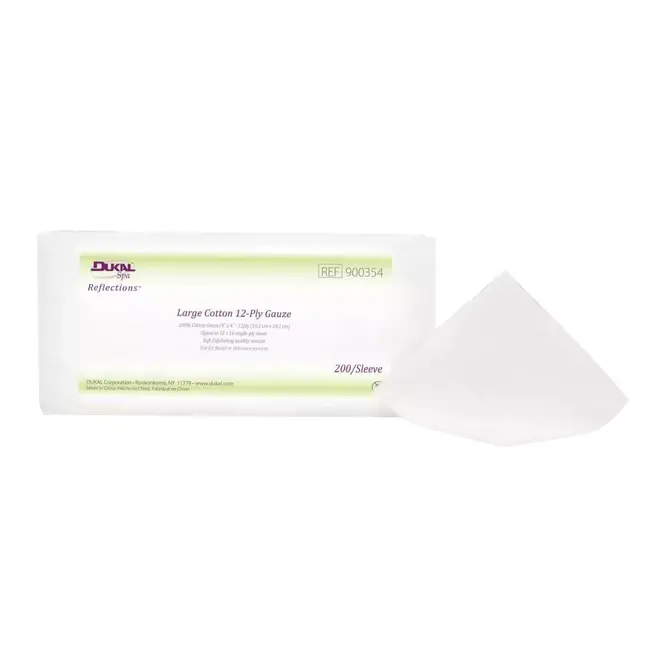 Dukal Spa Dukal Spa - Large Cotton Gauze - 200 ct