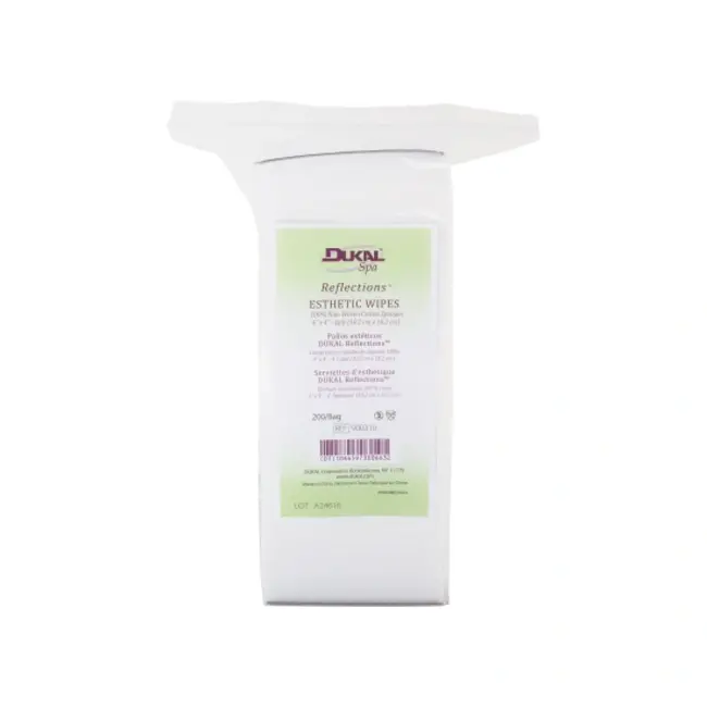 Dukal Spa - Esthetic Cotton Wipes - 4x4 - 200 ct - 900310