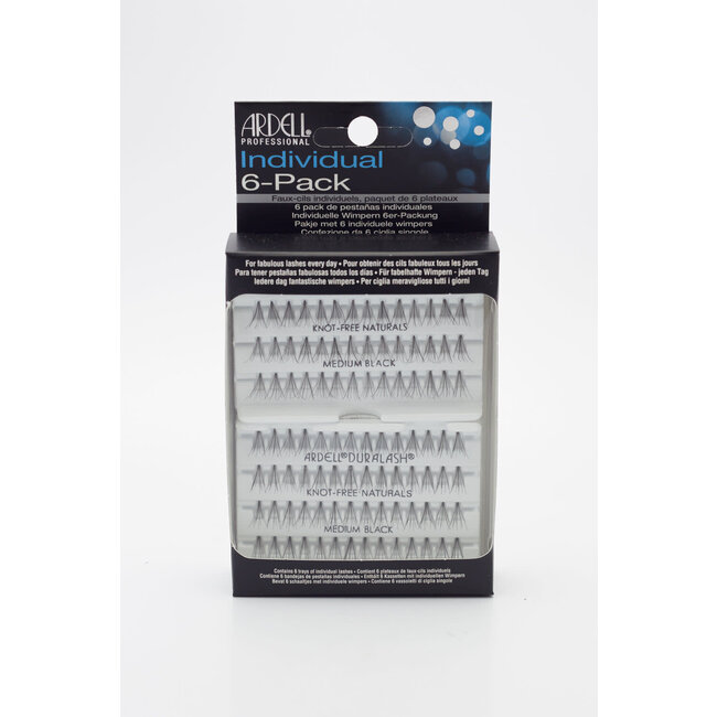Ardell - Individual 6-Pack - Knot-Free Naturals - Medium Black