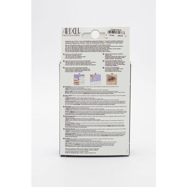 Ardell - Individual 6-Pack - Knot-Free Naturals - Medium Black