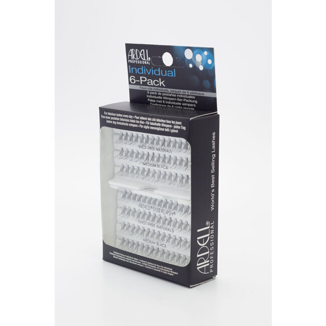 Ardell - Individual 6-Pack - Knot-Free Naturals - Medium Black