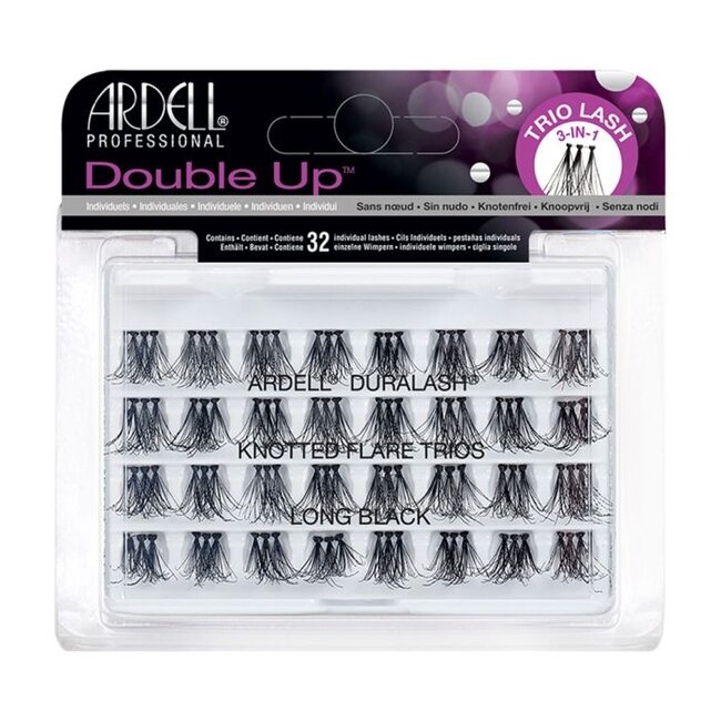 Ardell Ardell - Double Up - Knotted Flares Trios - Long Black