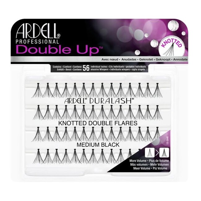 Ardell Ardell - Double Up - Knotted Double Flares - Medium Black