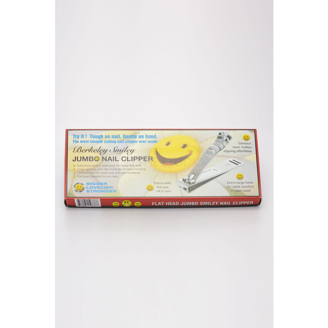 Berkeley - Nail Clipper - Smiley - Flat/Straight Cut - Box (12 count)