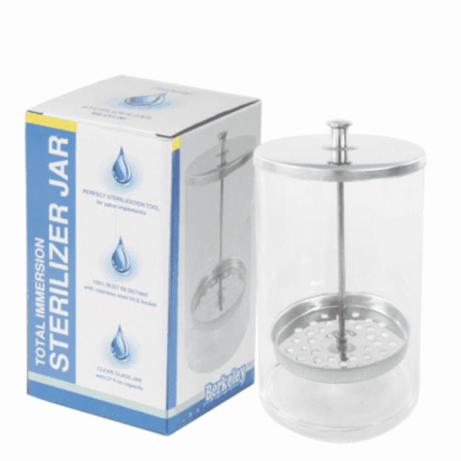 Berkeley - Sterilizer Jar - Total Immersion - Medium 27 oz